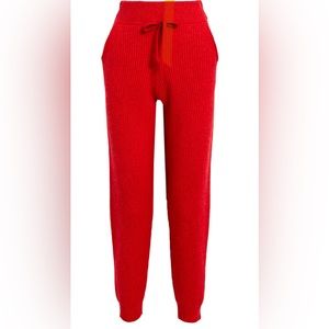 NWT  Rag & Bone Red Cashmere Pierce Lounge Pants Size:S